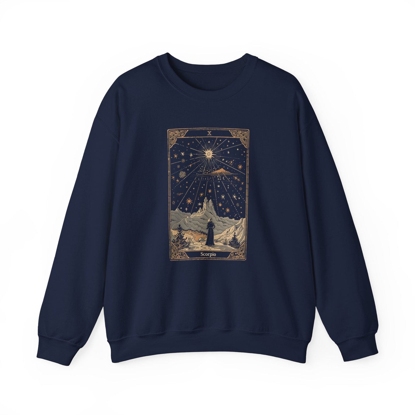 Sweatshirt S / Navy The Ambitious Visionary Scorpio Extra Soft Sweater