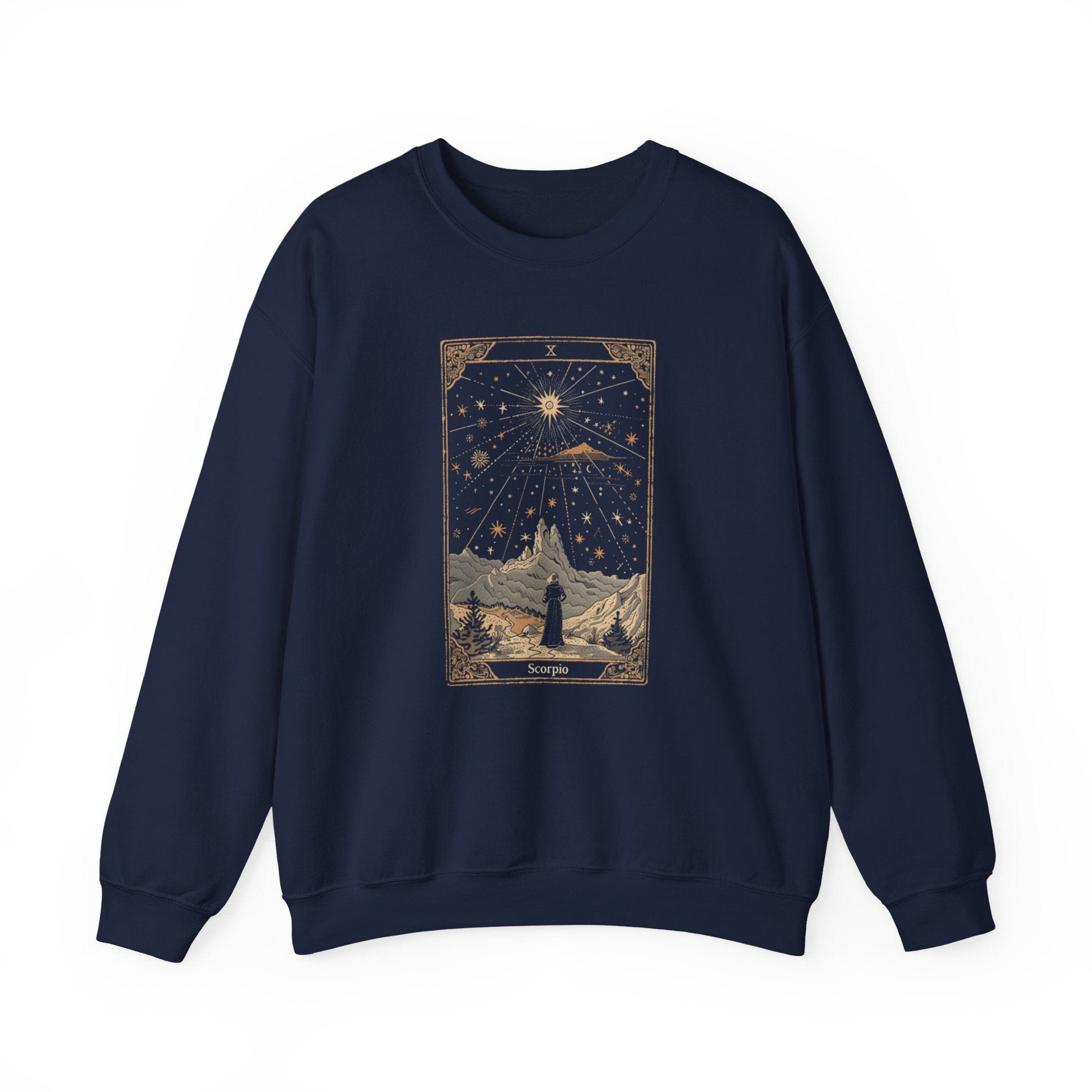 Sweatshirt S / Navy The Ambitious Visionary Scorpio Extra Soft Sweater