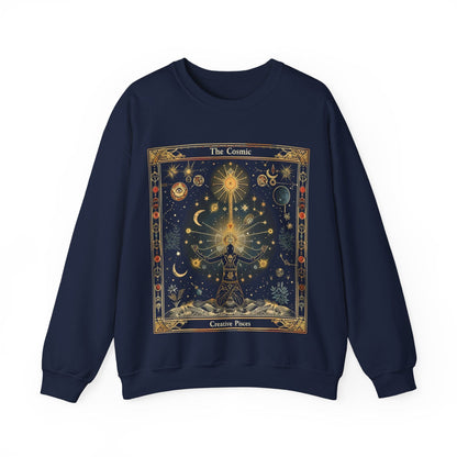 Sweatshirt S / Navy The Cosmic Creative Soft Pisces Sweater
