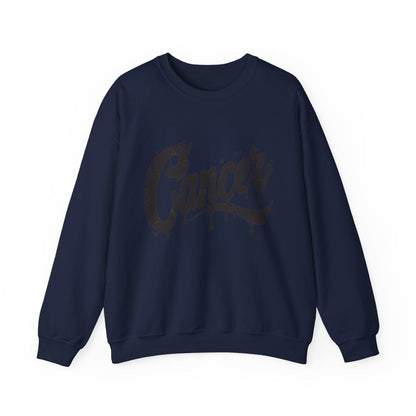 Sweatshirt S / Navy Tidal Emotion Cancer Sweater: Comfort in the Currents