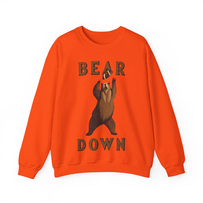 Sweatshirt S / Orange Bear Down Vintage Sweatshirt