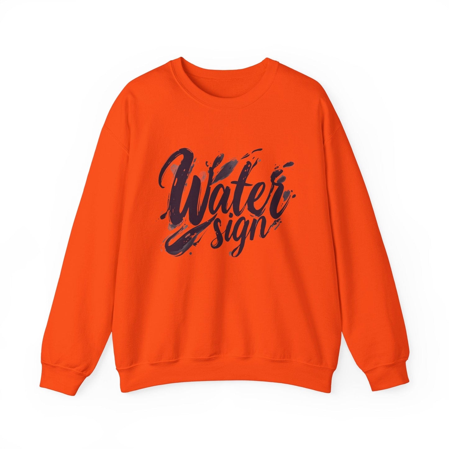 Sweatshirt S / Orange Fluid Essence Cancer Sweater: Waves of Intuition
