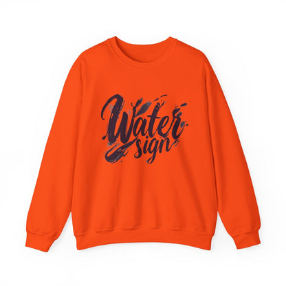 Sweatshirt S / Orange Fluid Essence Cancer Sweater: Waves of Intuition