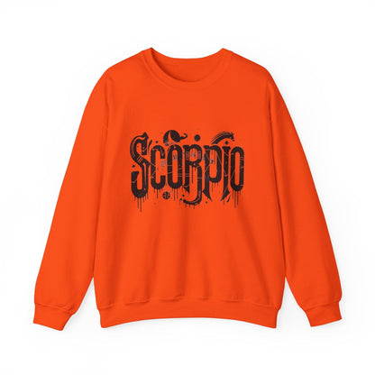 Sweatshirt S / Orange Shadow Strike Scorpio Sweater: Depths Unveiled