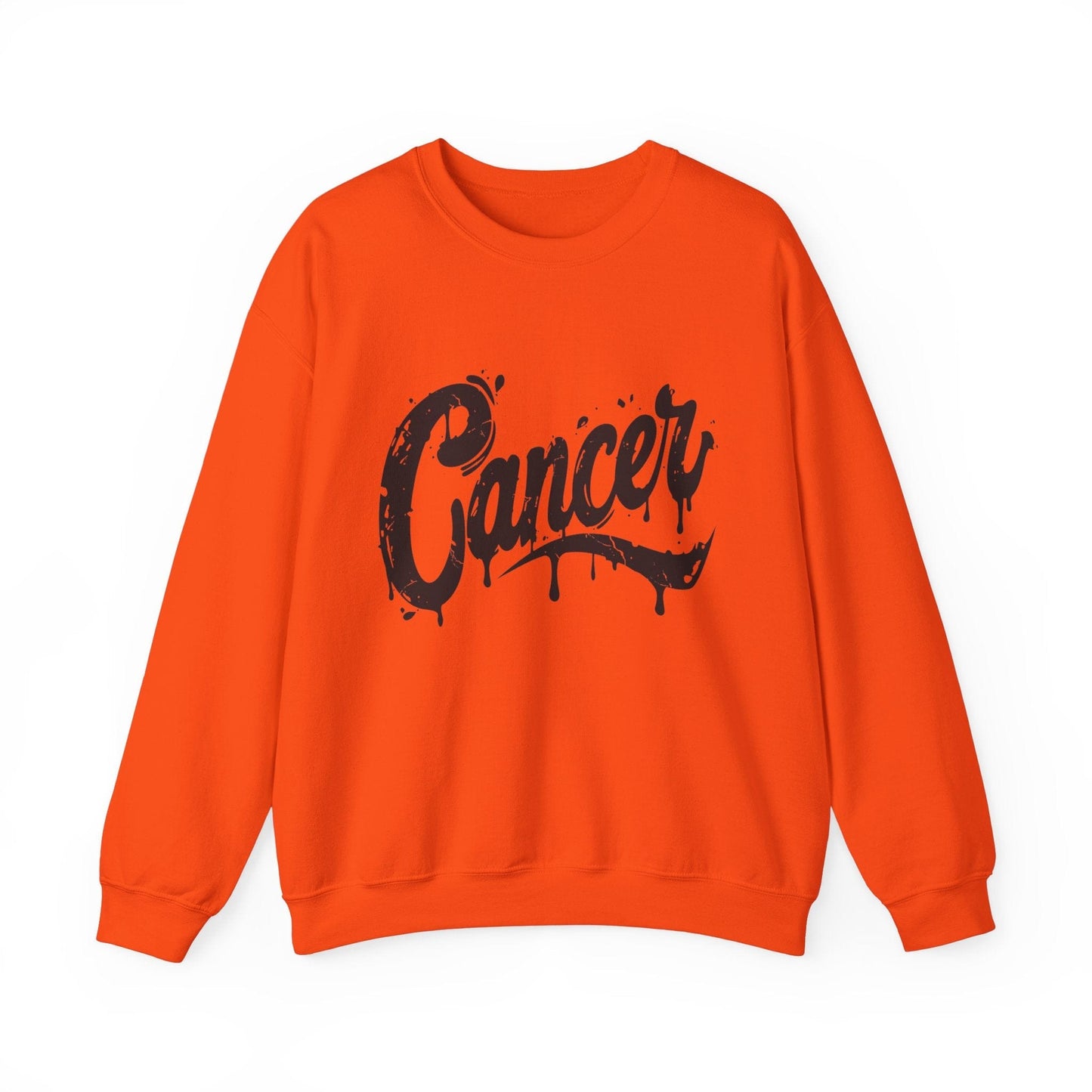 Sweatshirt S / Orange Tidal Emotion Cancer Sweater: Comfort in the Currents