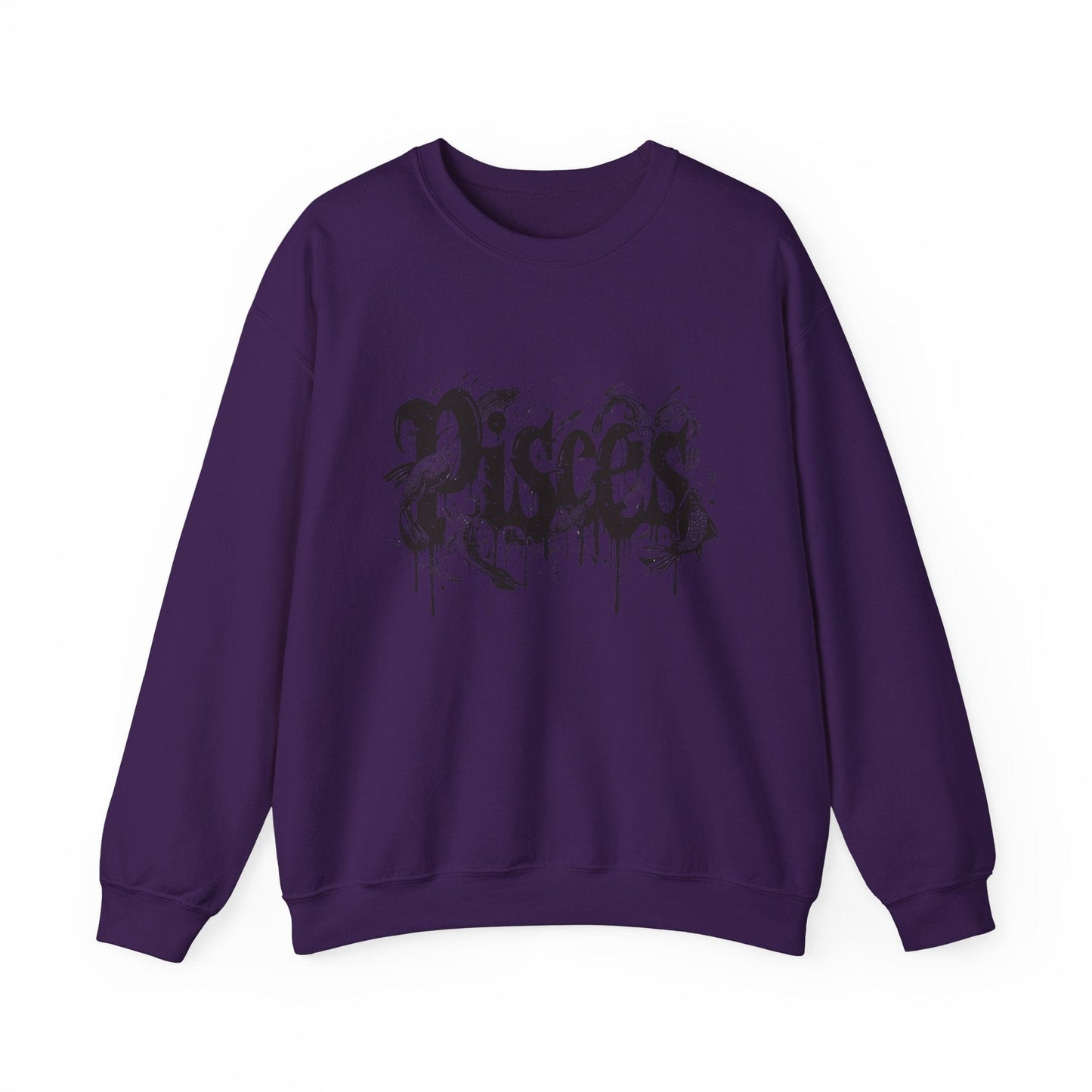 Sweatshirt S / Purple Deep Dive Pisces Sweater: Embrace the Creative Flow