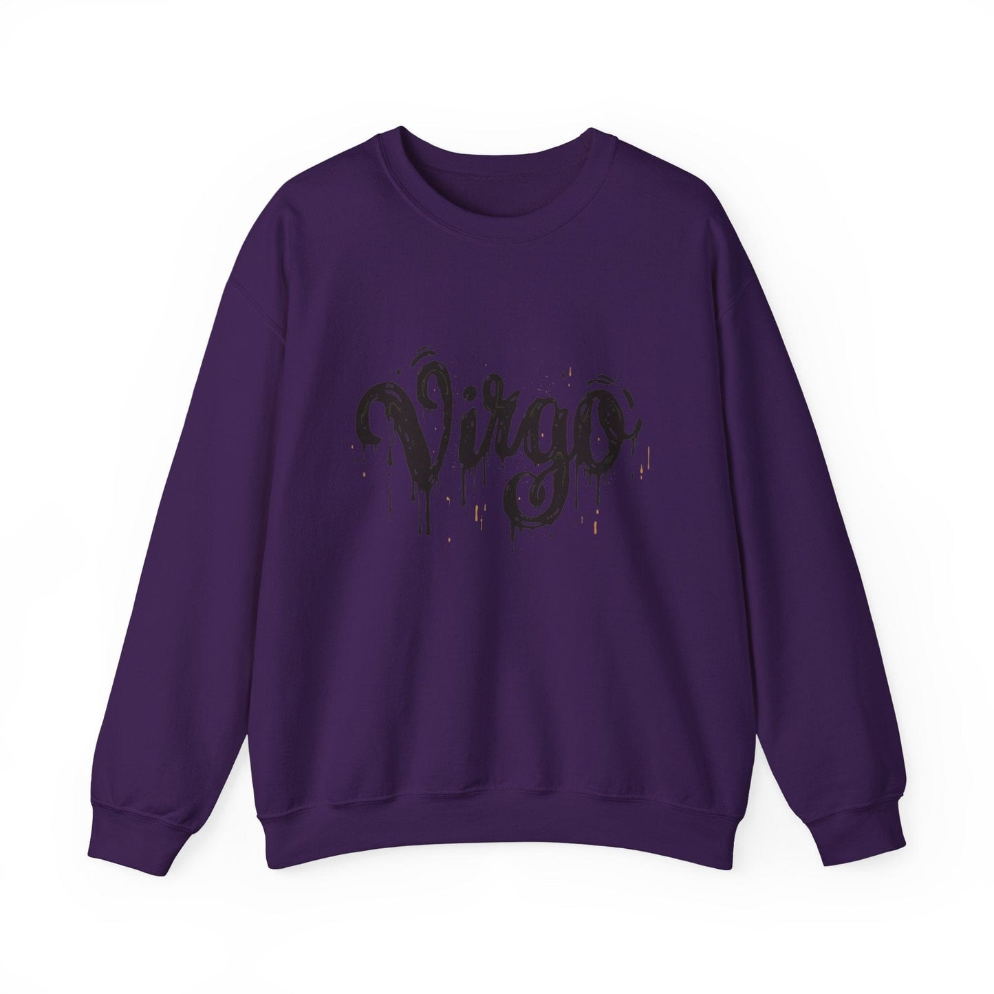 Sweatshirt S / Purple "Inkwell Virtue" Virgo Sweater: The Art of Perfection