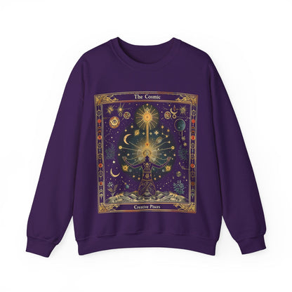 Sweatshirt S / Purple The Cosmic Creative Soft Pisces Sweater