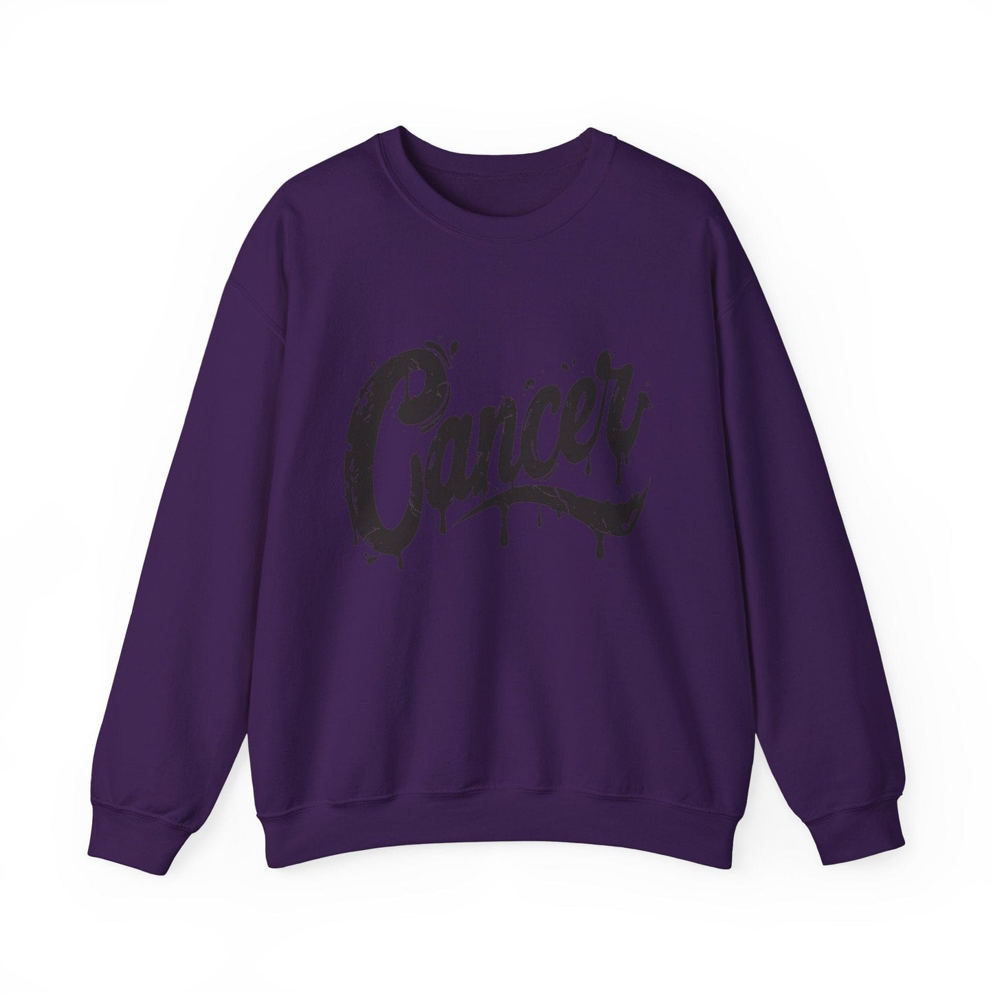 Sweatshirt S / Purple Tidal Emotion Cancer Sweater: Comfort in the Currents