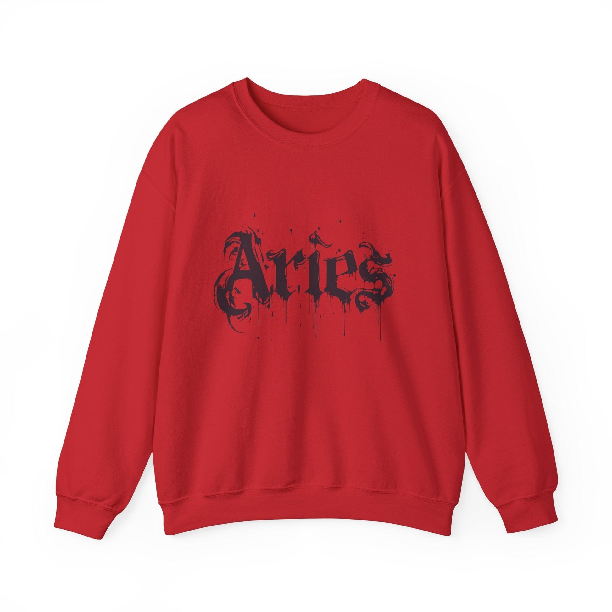 Sweatshirt S / Red Astro Splash Aries Soft Sweater: Embrace Your Fire