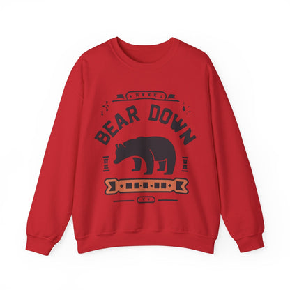 Sweatshirt S / Red Bear Down Chicago Bears Vintage Sweatshirt