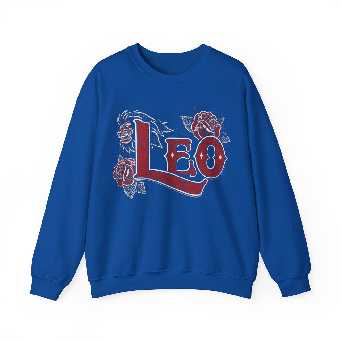 Sweatshirt S / Royal Classic Rockabilly Leo Soft Sweater