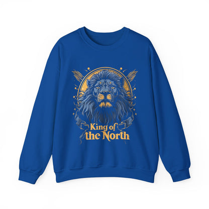 Sweatshirt S / Royal King of the North Leo Soft Sweater