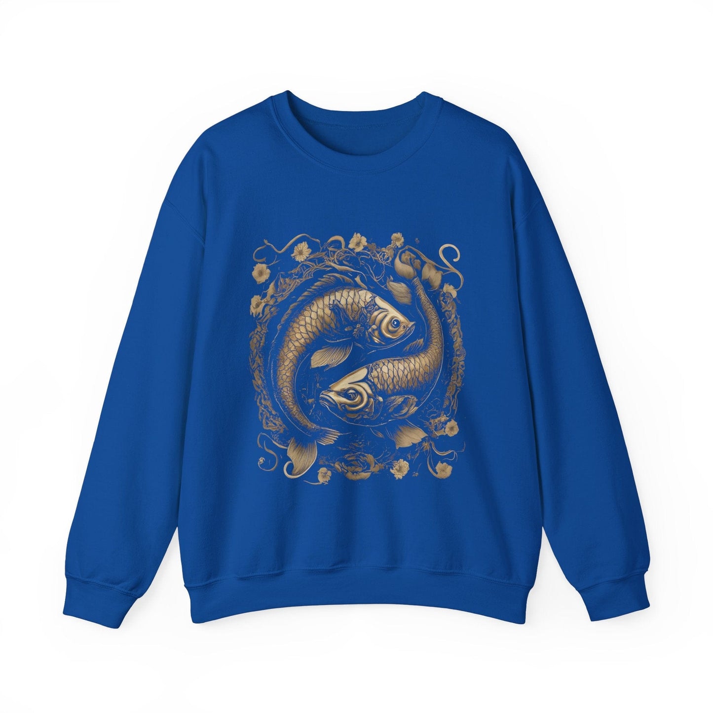 Sweatshirt S / Royal Samurai Armor Pisces Soft Sweater