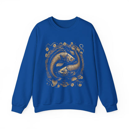 Sweatshirt S / Royal Samurai Armor Pisces Soft Sweater