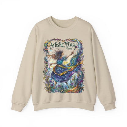 Sweatshirt S / Sand Artistic Muse Soft Pisces Sweater