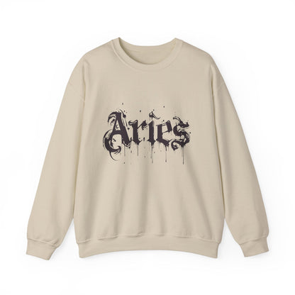 Sweatshirt S / Sand Astro Splash Aries Soft Sweater: Embrace Your Fire