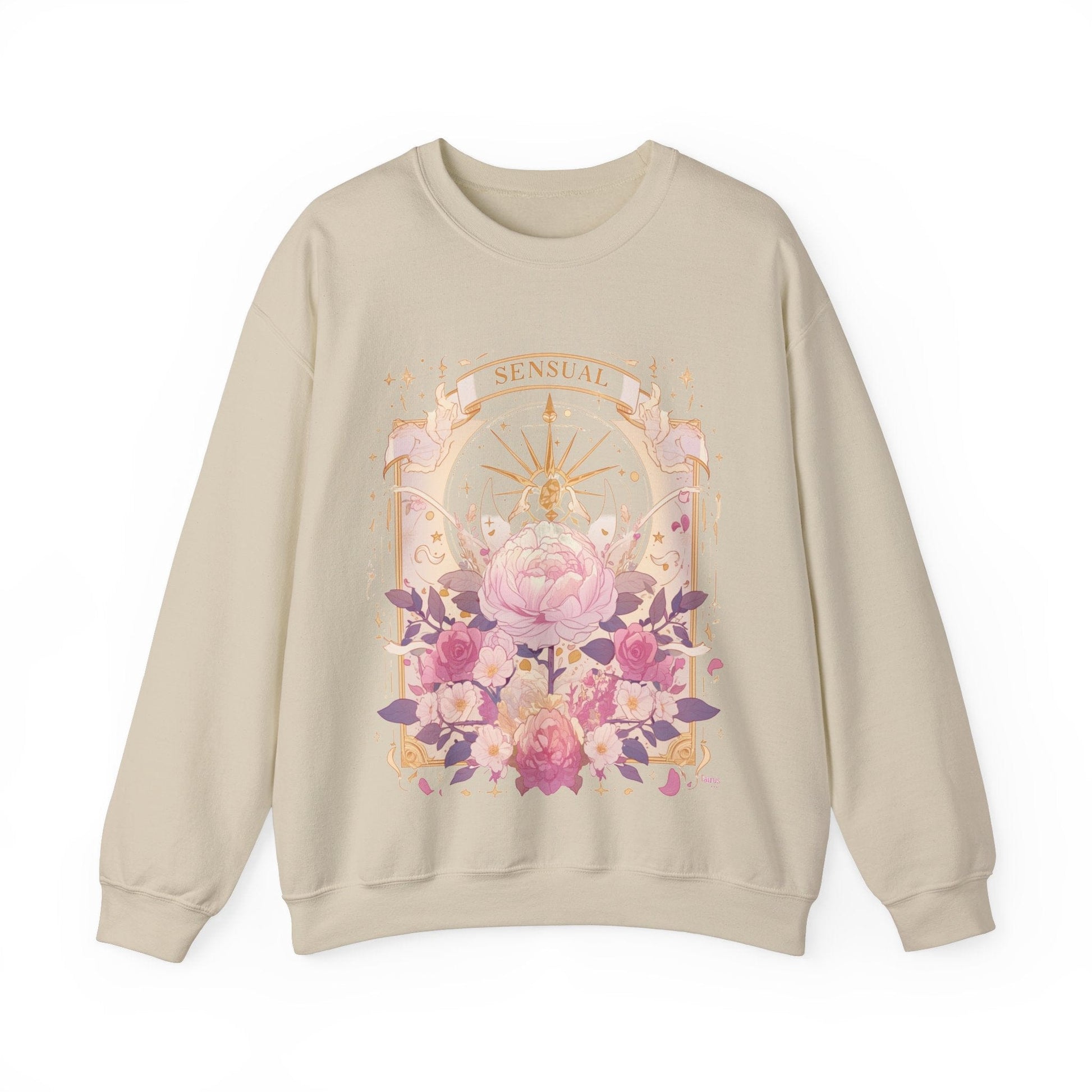 Sweatshirt S / Sand Astrological Taurus: The Sensual Venus Sweater