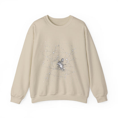 Sweatshirt S / Sand Cosmic Lines Sweater