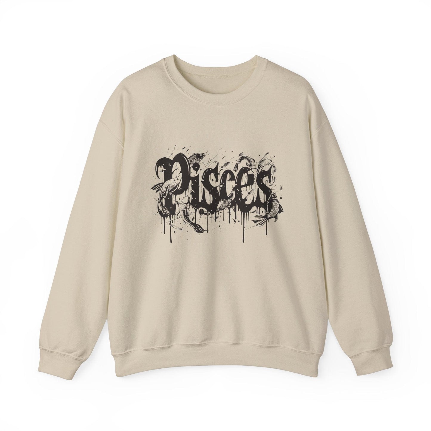 Sweatshirt S / Sand Deep Dive Pisces Sweater: Embrace the Creative Flow