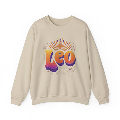 Sweatshirt S / Sand Groovy 70s Leo Soft Sweater