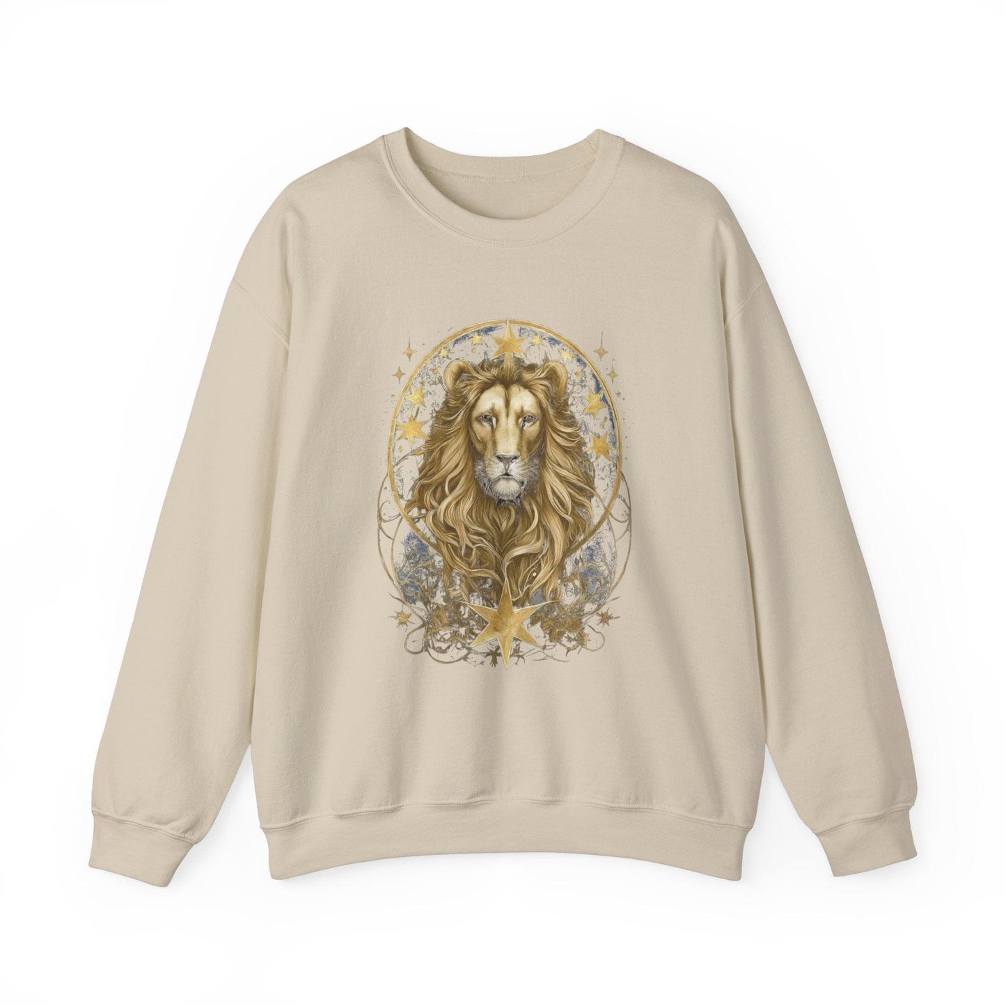 Sweatshirt S / Sand Majestic Leo Soft Crewneck Sweatshirt