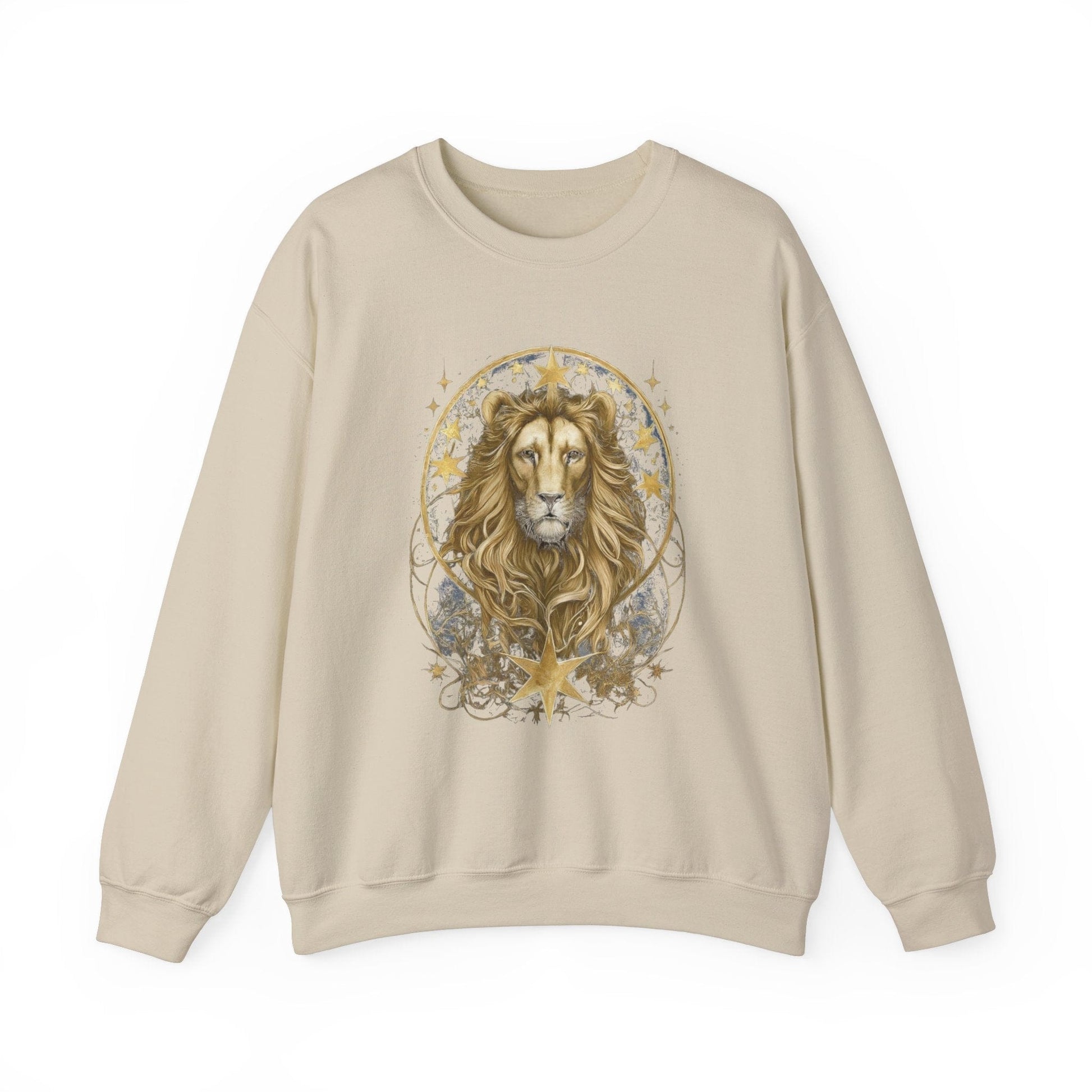 Sweatshirt S / Sand Majestic Leo Soft Crewneck Sweatshirt