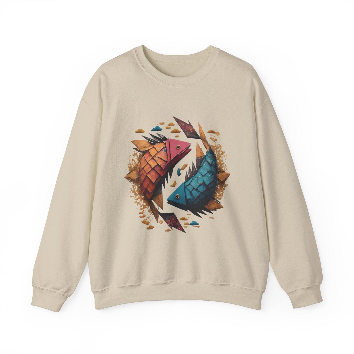 Sweatshirt S / Sand Origami Pisces Soft Sweater