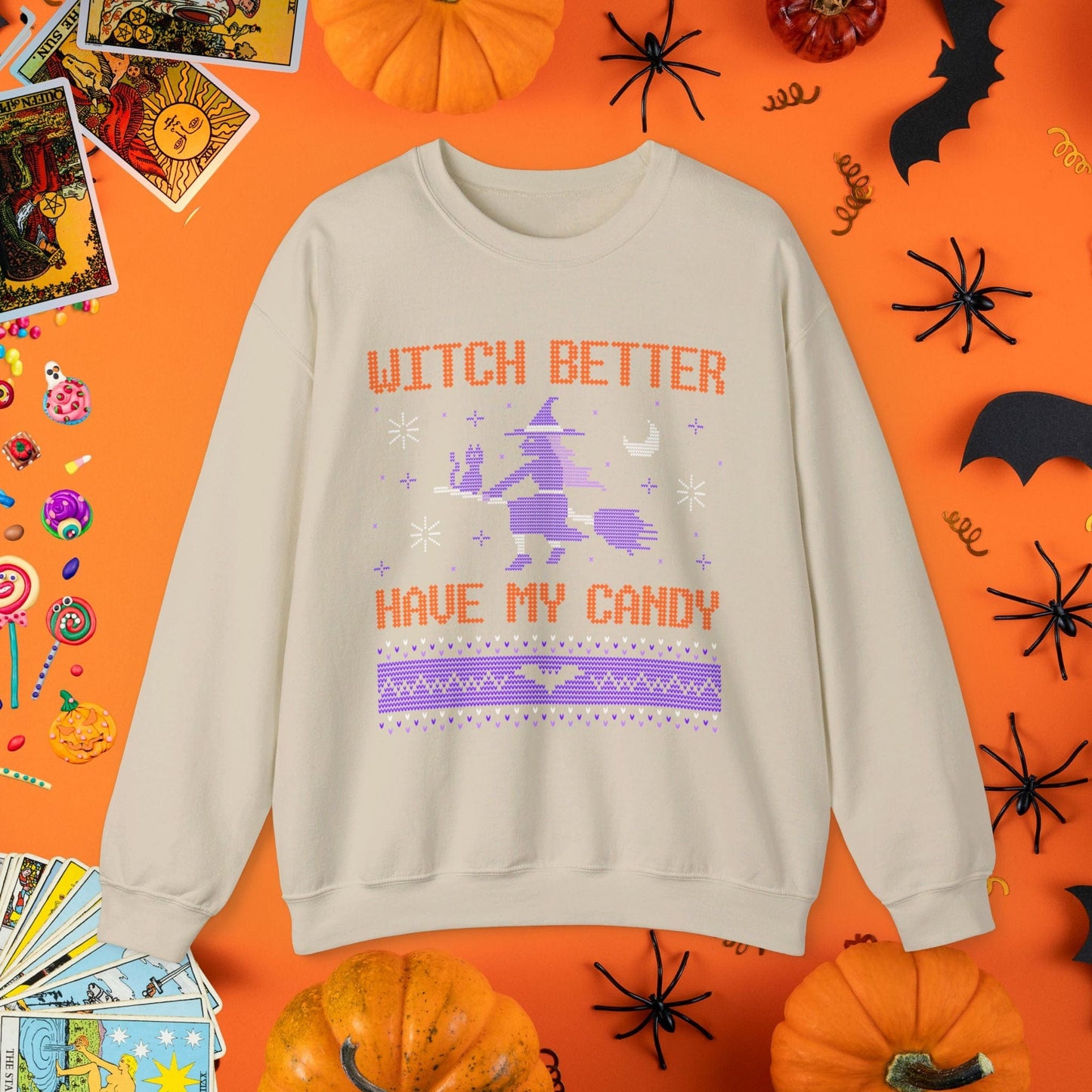 Sweatshirt S / Sand Witch Better Have My Candy - Halloween Ugly Sweater Style Crewneck - Halloween Limited Edition