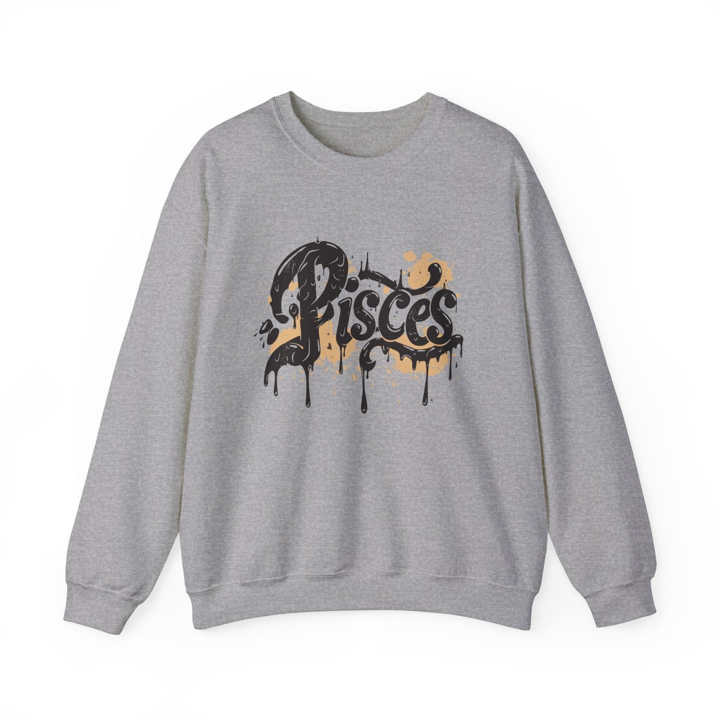 Sweatshirt S / Sport Grey Celestial Drift Pisces Sweater: Drift Through the Cosmos