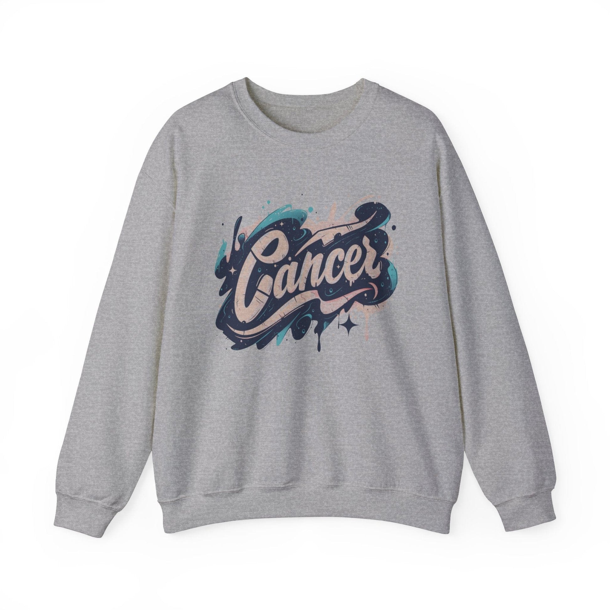 Sweatshirt S / Sport Grey Cosmic Splash Cancer Sweater: Orbit of Emotion