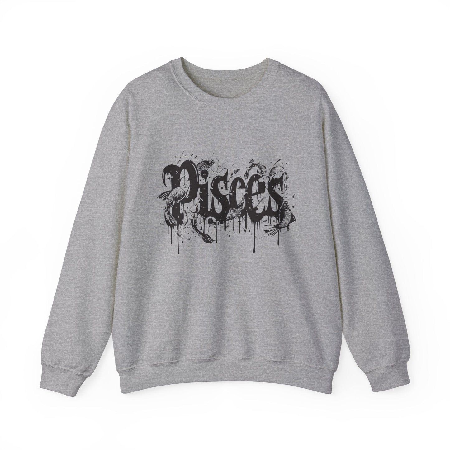 Sweatshirt S / Sport Grey Deep Dive Pisces Sweater: Embrace the Creative Flow