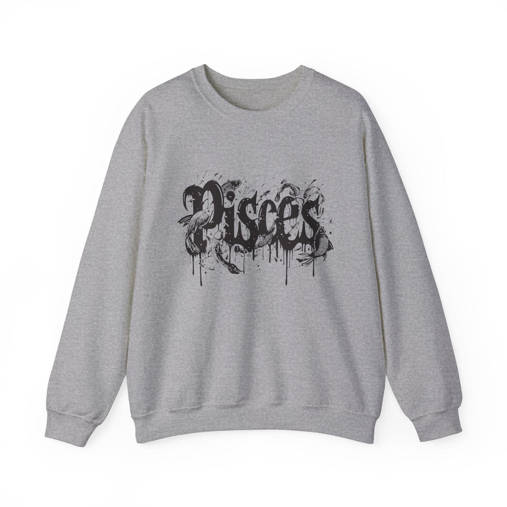 Sweatshirt S / Sport Grey Deep Dive Pisces Sweater: Embrace the Creative Flow