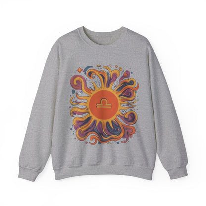 Sweatshirt S / Sport Grey Libra Solar Balance Soft Sweater: Equilibrium in Style