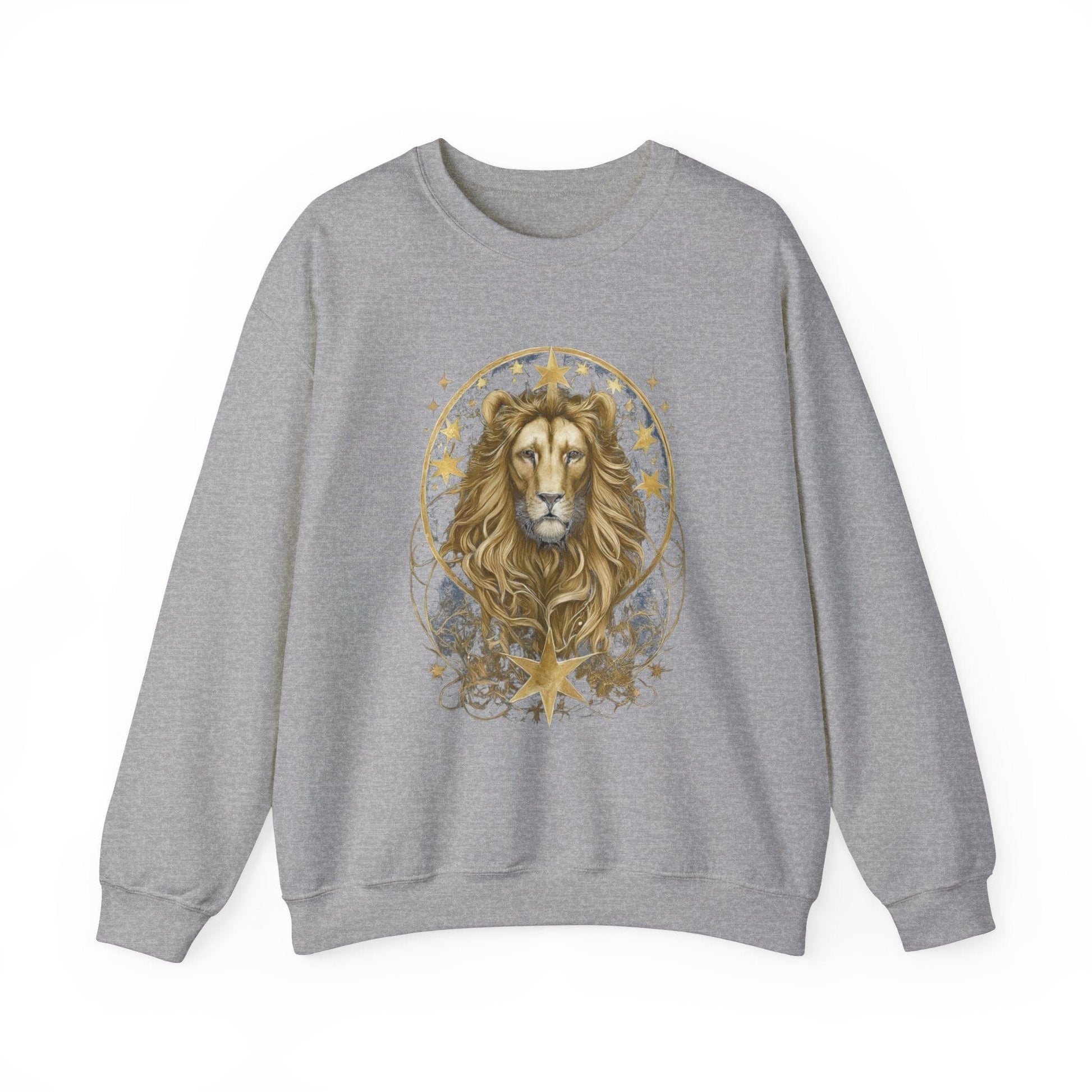 Sweatshirt S / Sport Grey Majestic Leo Soft Crewneck Sweatshirt