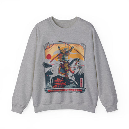 Sweatshirt S / Sport Grey Shogun Quest Sagittarius Sweater: The Warrior's Path