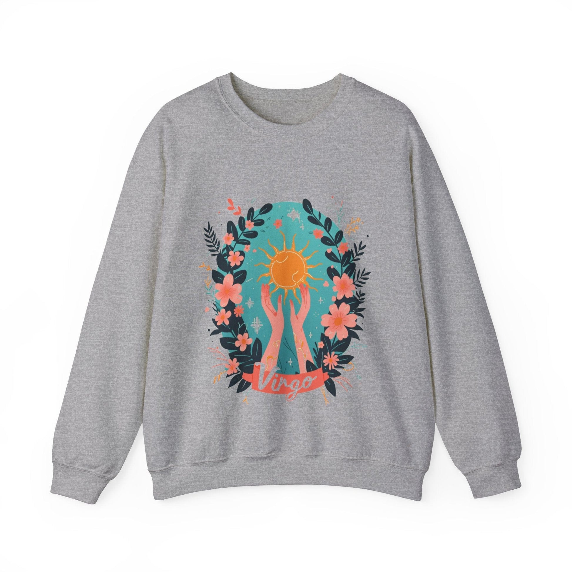 Sweatshirt S / Sport Grey Virgo Vitality Sweater: Nurturing Warmth