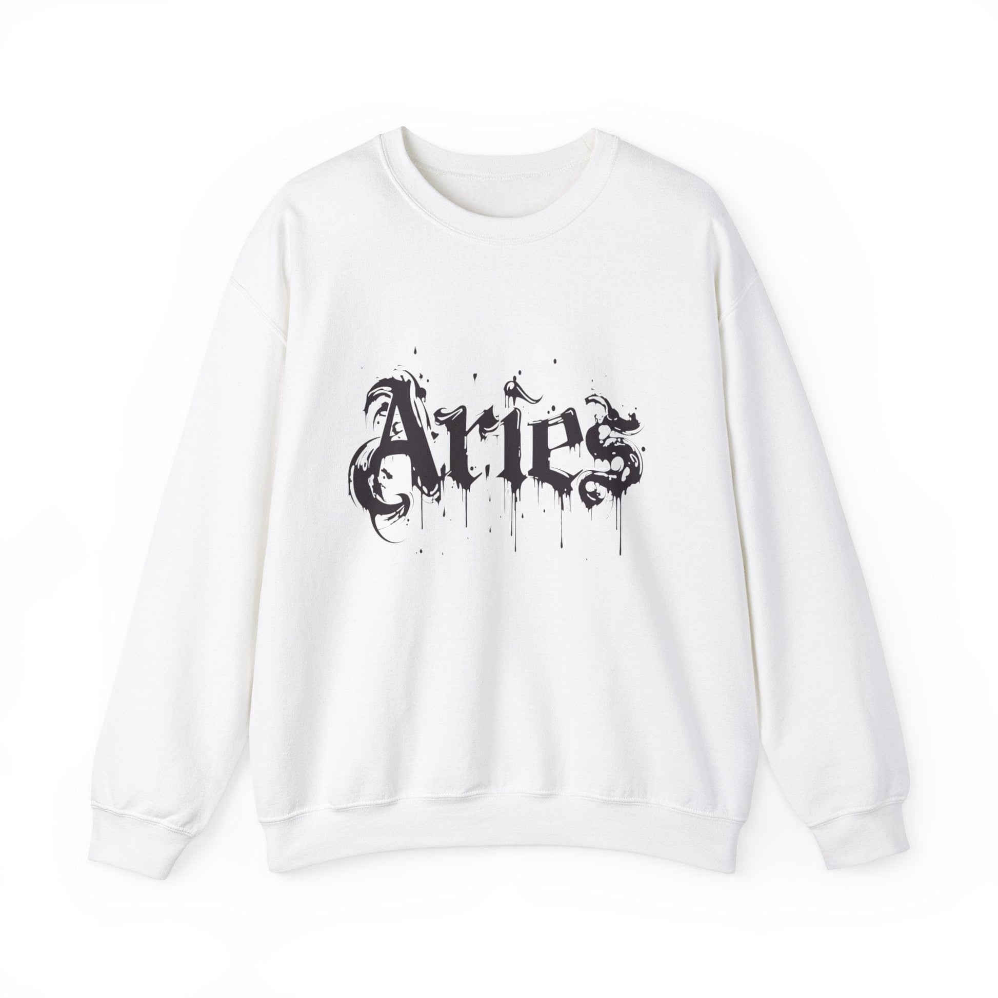 Sweatshirt S / White Astro Splash Aries Soft Sweater: Embrace Your Fire