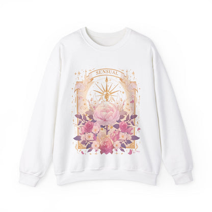 Sweatshirt S / White Astrological Taurus: The Sensual Venus Sweater