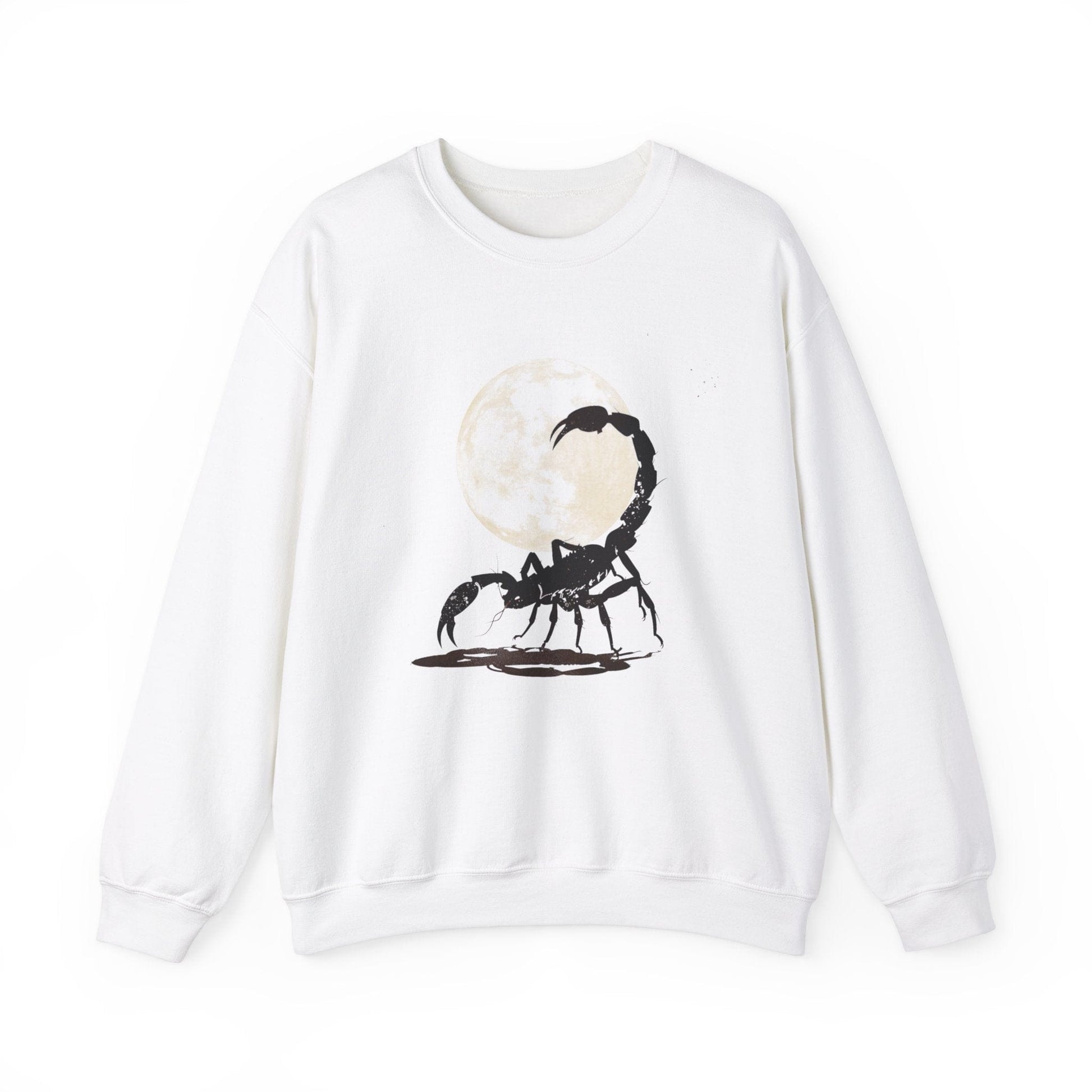 Sweatshirt S / White Scorpio Midnight Sting Extra Soft Sweater