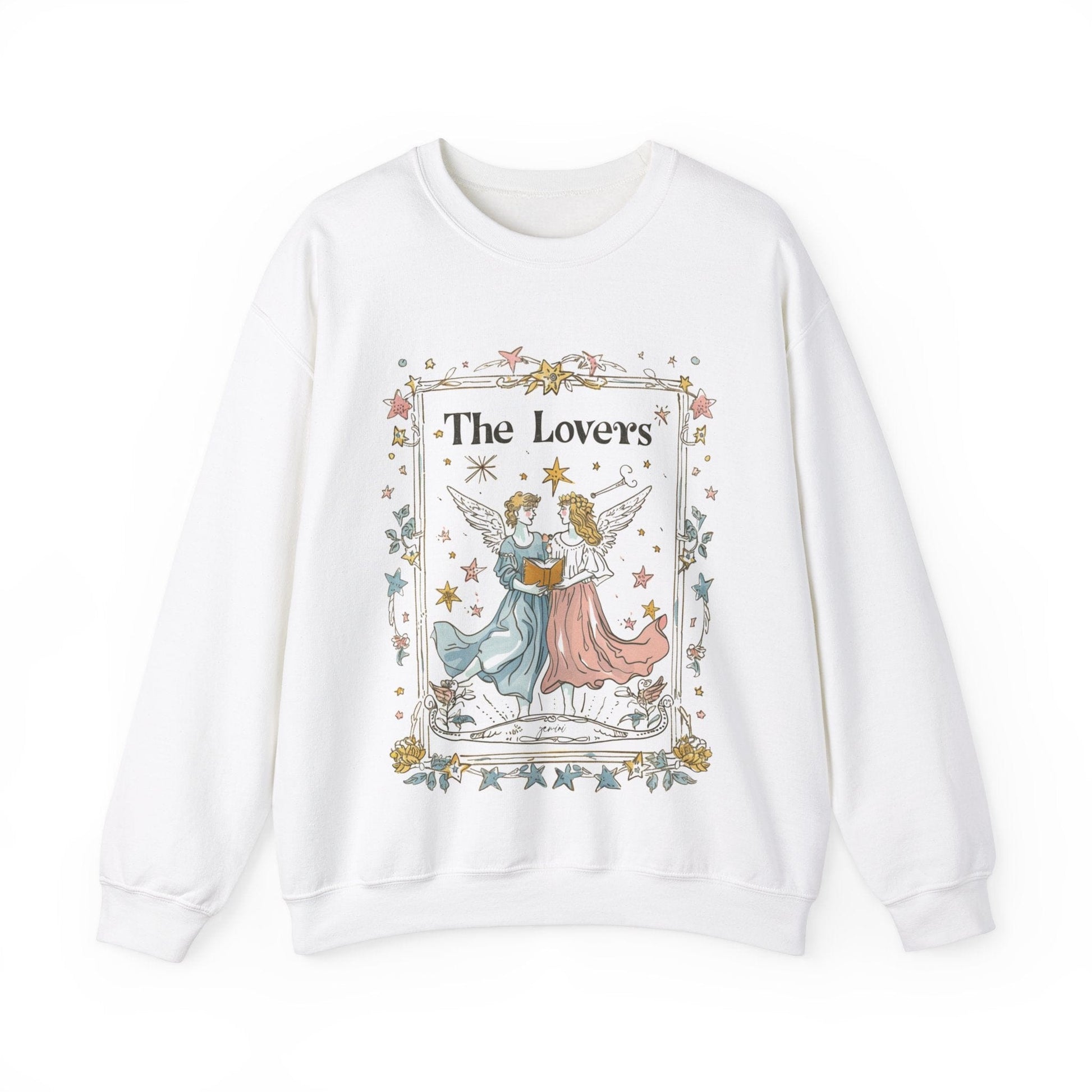 Sweatshirt S / White The Lovers Gemini Sweater