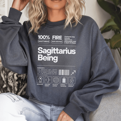 Sweatshirt Sagittarius Being Zodiac-Inspired Sweater