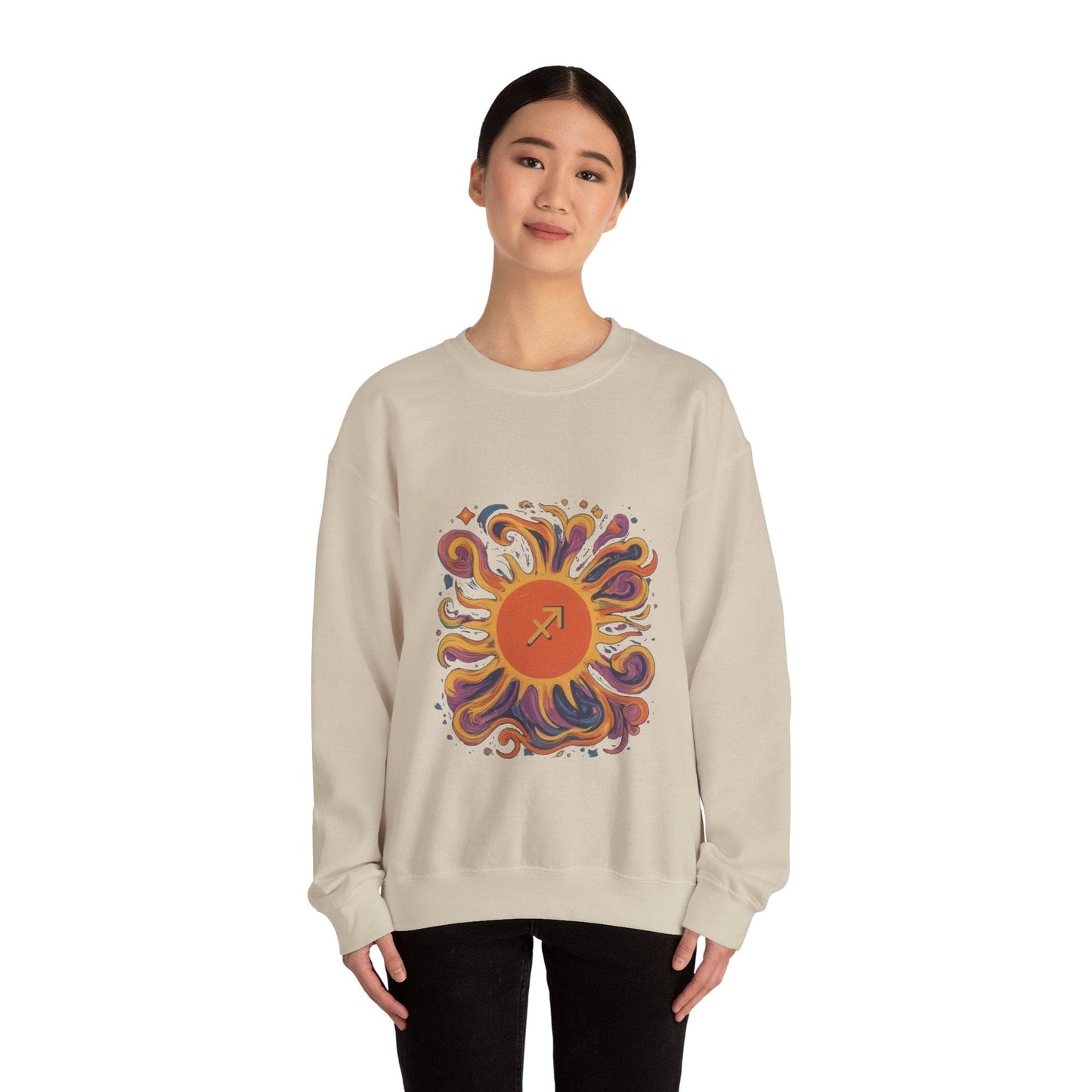 Sweatshirt Sagittarius Solar Quest Soft Sweater: Adventure in Comfort