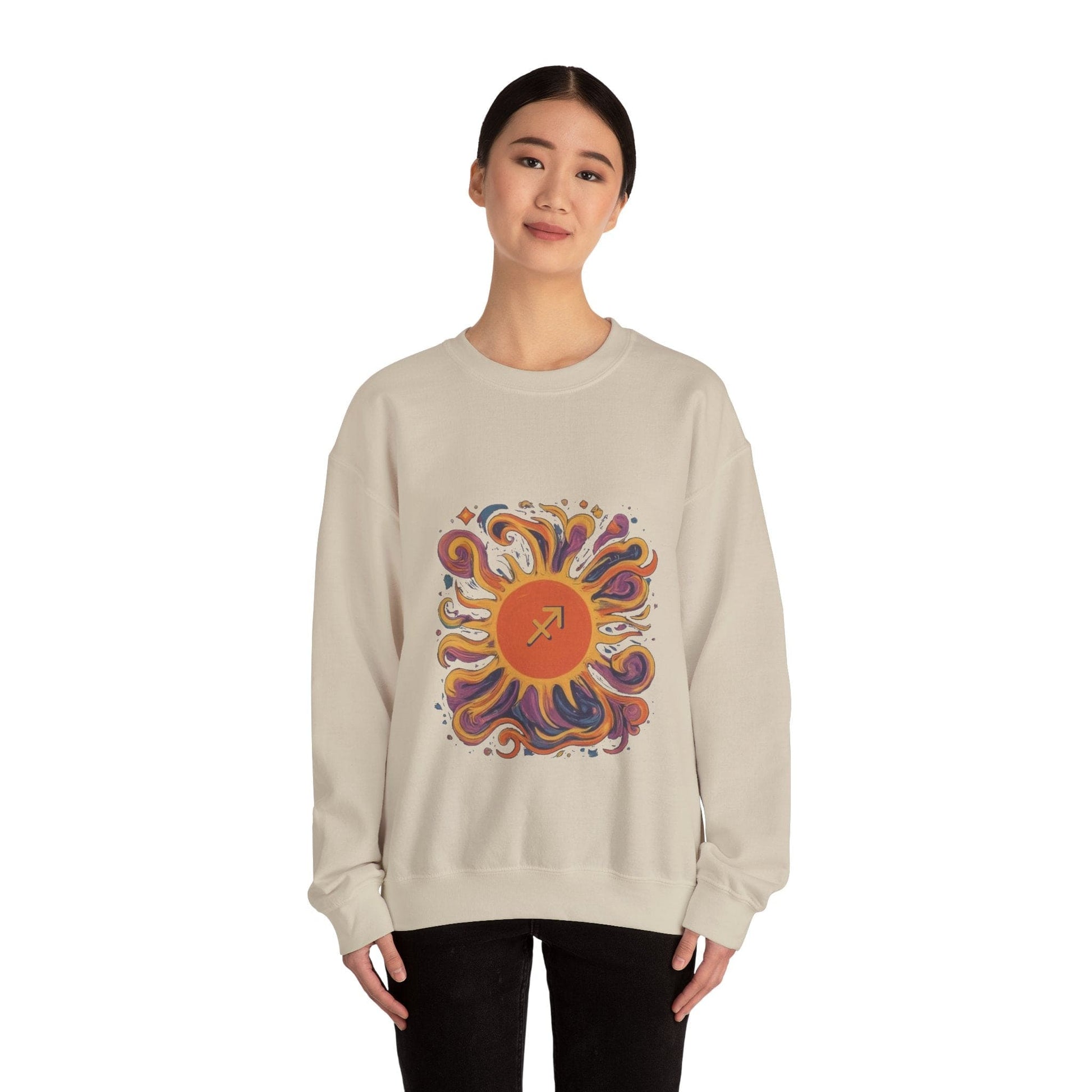 Sweatshirt Sagittarius Solar Quest Soft Sweater: Adventure in Comfort