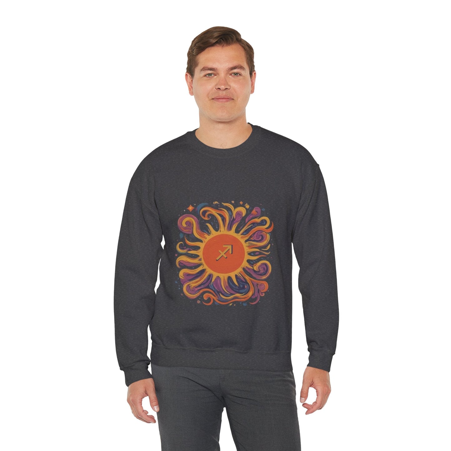 Sweatshirt Sagittarius Solar Quest Soft Sweater: Adventure in Comfort