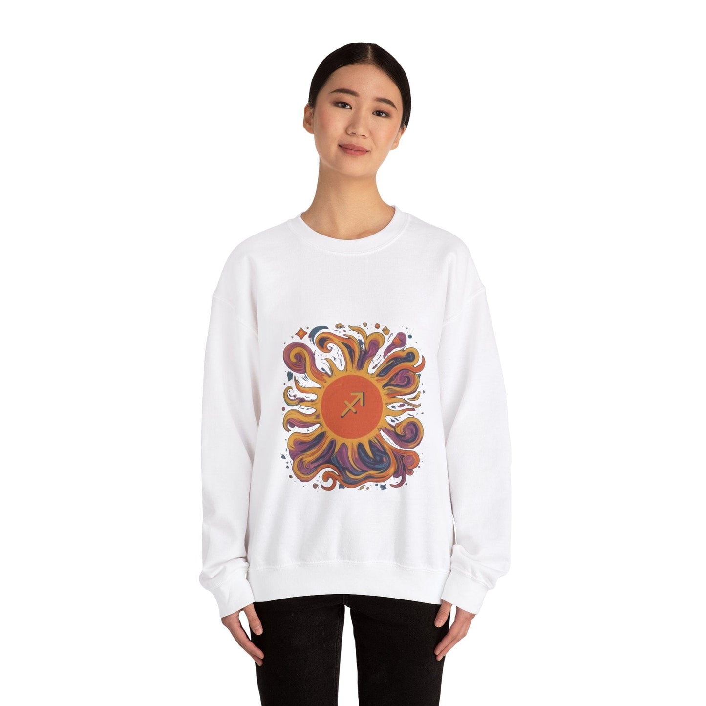 Sweatshirt Sagittarius Solar Quest Soft Sweater: Adventure in Comfort