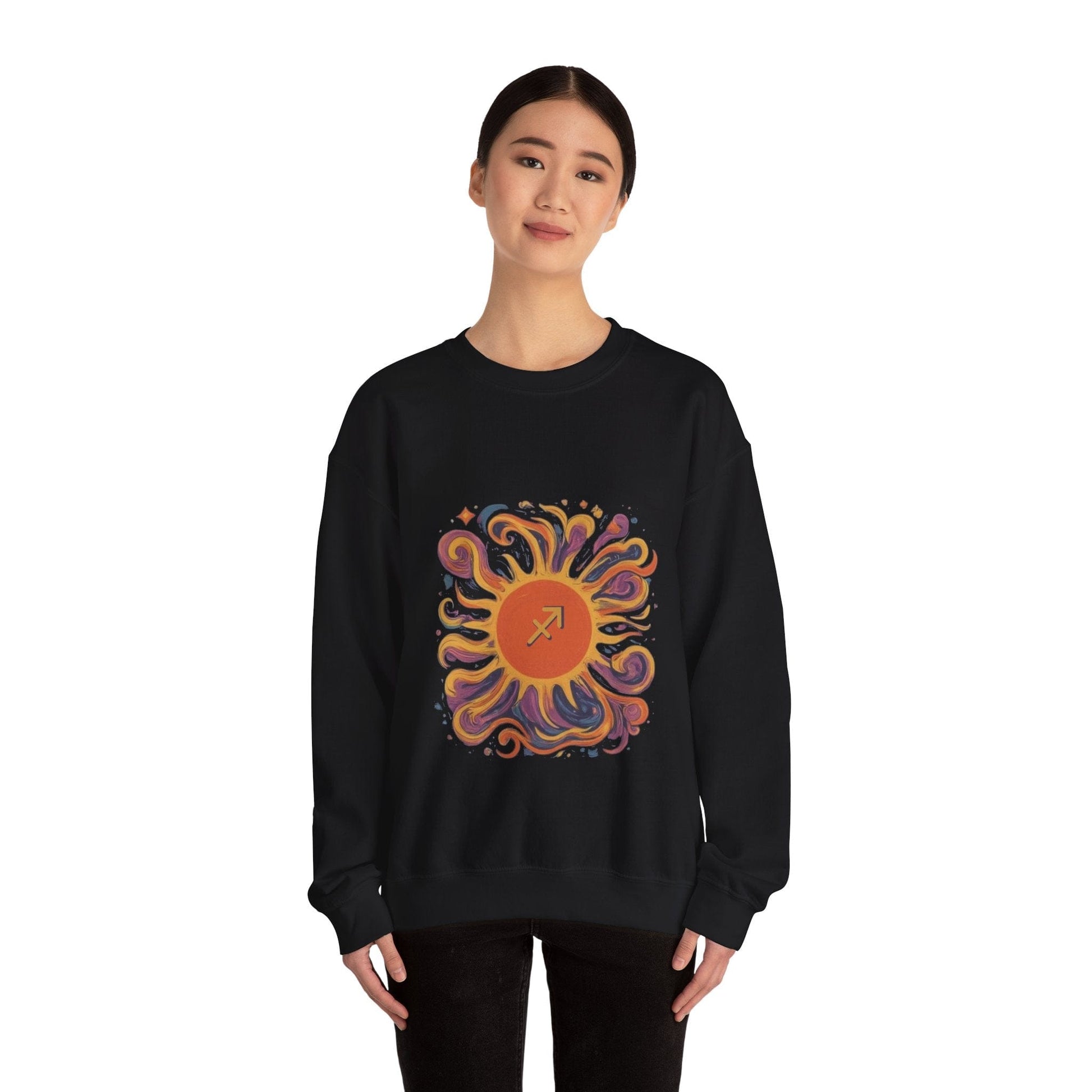 Sweatshirt Sagittarius Solar Quest Soft Sweater: Adventure in Comfort