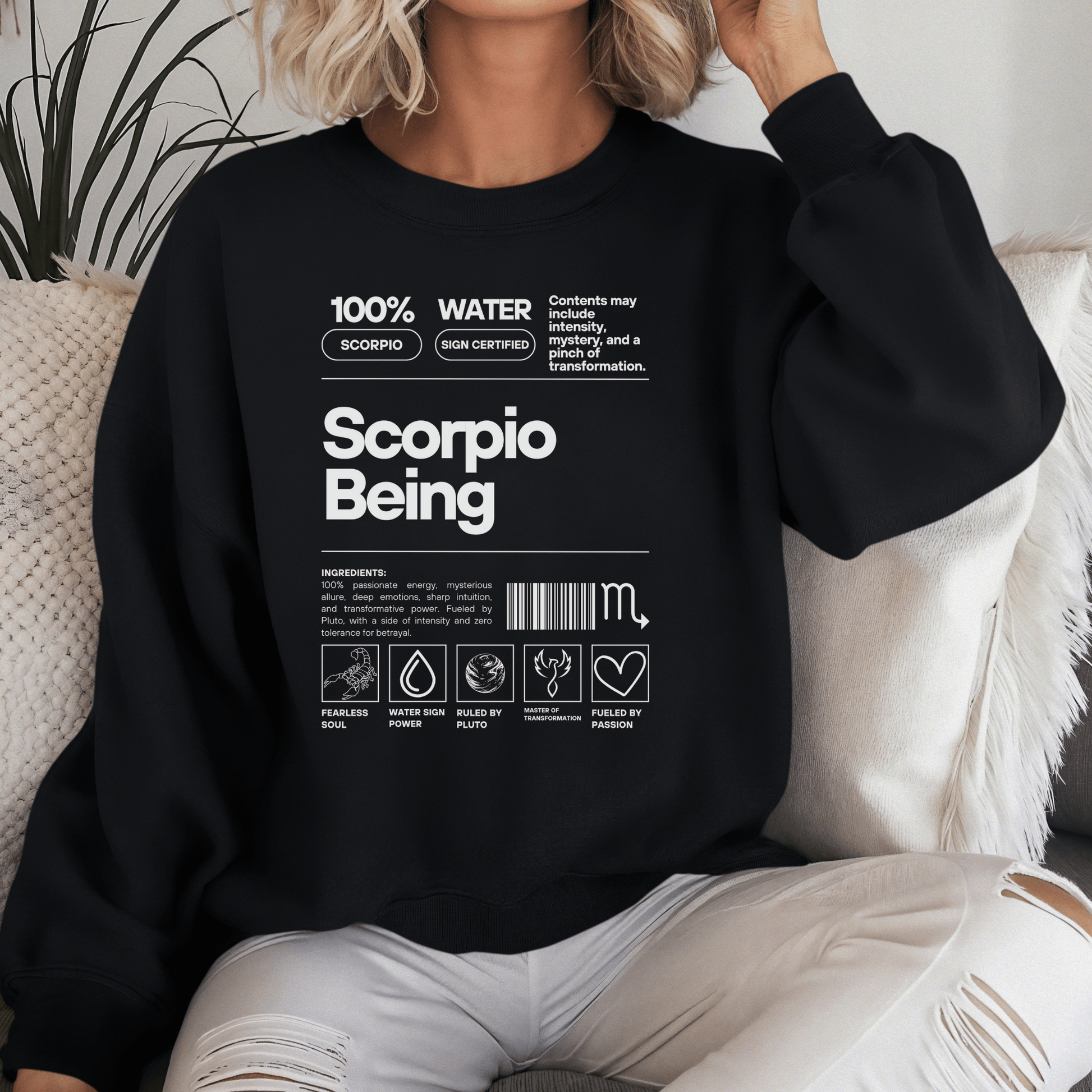 Sweatshirt Scorpio Being - Zodiac-Inspired Sweatshirt