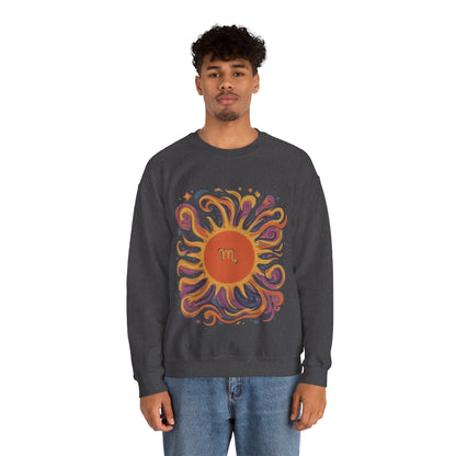 Sweatshirt Scorpio Celestial Mystery Extra Soft Sweater: Enigmatic Warmth