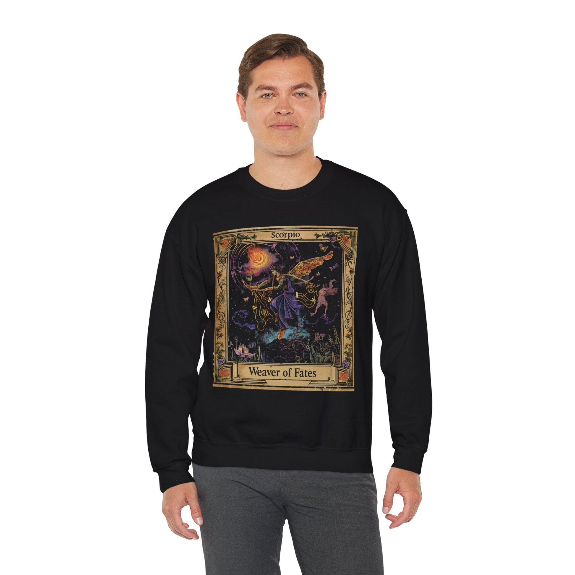 Sweatshirt Scorpio The Weaver of Fates Extra Soft Sweater